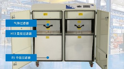 與煙霧過濾器時代共同進步，執(zhí)信環(huán)保激光打標(biāo)煙霧過濾器！