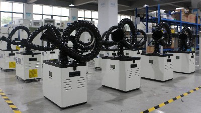 激光煙霧凈化器出貨！執信環保科技出口訂單！